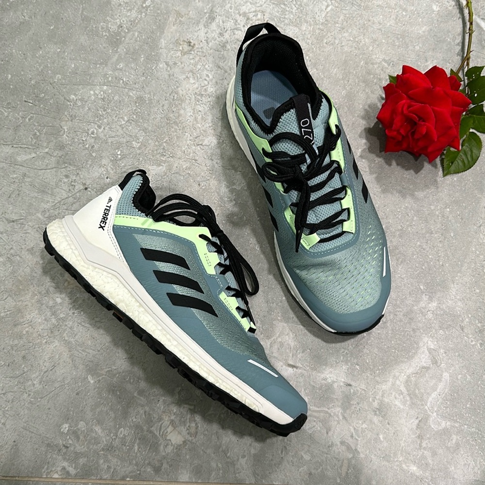 NWT Adidas 270 Outdoor Women's Terrex Agravic Flow Ash - Picture 1 of 8
